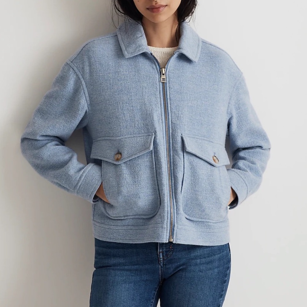 Madewell Blue Jacket View 4
